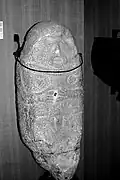 Scythian statue, first Iron Age, stone; from Sibioara (Constanța County, Romania)[6]