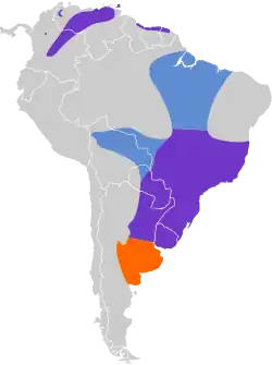 Map of range
