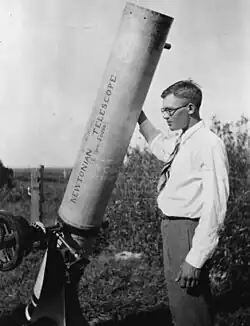 Discoverer of Pluto, Clyde Tombaugh (BS, 1936)[85]