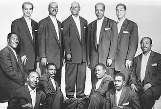 Félix Chappottín (center) and his conjunto.