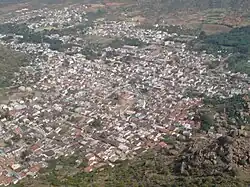 Aerial view of Hosadurga in 2008