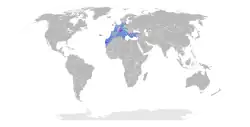 Map of range