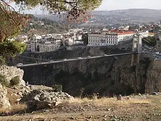 View of the Sidi M'Cid hill and the city