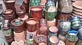 Items at a pottery shop